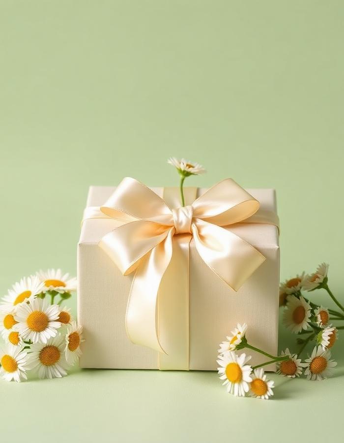 Cadeaudoos met crème lint